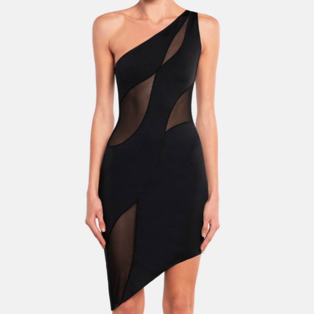 OW Collection Curve Mini Dress